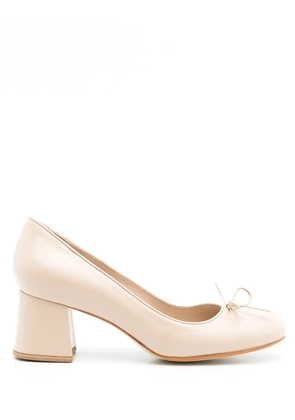 Sarah Chofakian leather Sandy pumps - Neutrals