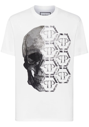 Philipp Plein graphic-print cotton T-shirt - White