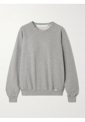 Mother - The Biggie Concert Cotton-jersey Sweatshirt - Gray - x small,small,medium,large,x large