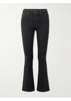 Mother - The Weekender Mid-rise Flared Jeans - Black - 23,24,25,26,27,28,29,30,31,32