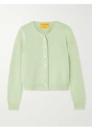 Guest In Residence - Ava Cashmere And Silk-blend Cardigan - Green - x small,small,medium,large,x large