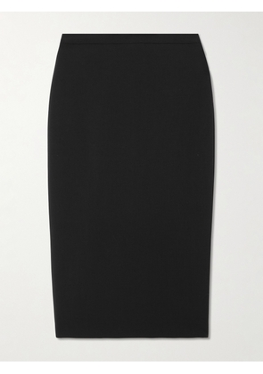 Max Mara - Wool-blend Midi Skirt - Black - UK 4,UK 6,UK 8,UK 10,UK 12,UK 14,UK 16,UK 18