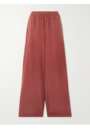 Max Mara - Genero Silk Pants - Red - UK 4,UK 6,UK 8,UK 10,UK 12,UK 14,UK 16,UK 18