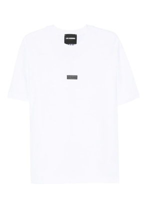 LES HOMMES logo-patch T-shirt - White