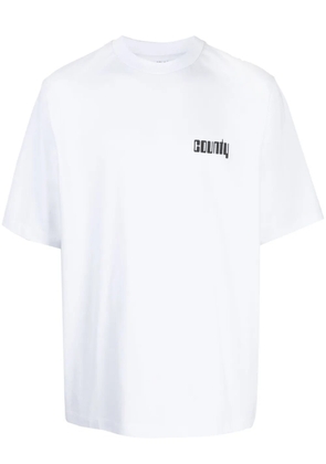 COUNTY OF MILAN logo-print T-shirt - White