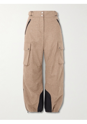 Brunello Cucinelli - Wool Tapered Ski Pants - Brown - IT38,IT40,IT42,IT44,IT46