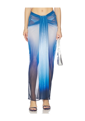 Baobab Zur Maxi Skirt in Blue. Size L. Also in XS, S, M, XL.