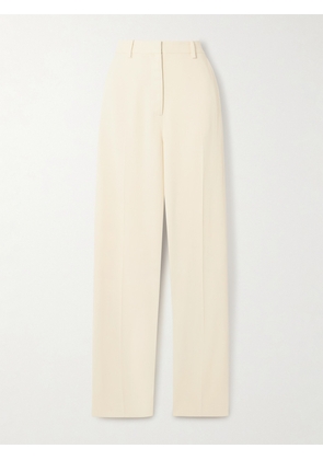 Heirlome - Carolyn Twill Straight-leg Pants - Off-white - US0,US2,US4,US6,US8,US10