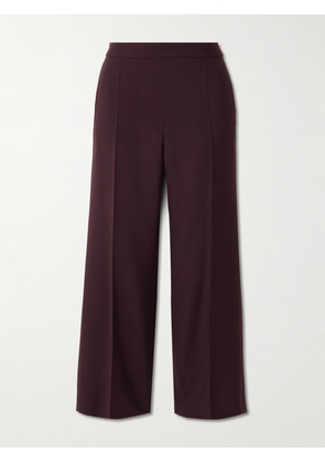 Chloé - Wool-crepe Straight-leg Pants - Purple - FR 34,FR 36,FR 38,FR 40,FR 42,FR 44,FR 46