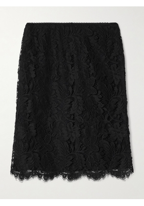 Chloé - Cotton-blend Lace Midi Skirt - Black - FR 34,FR 36,FR 38,FR 40,FR 42,FR 44