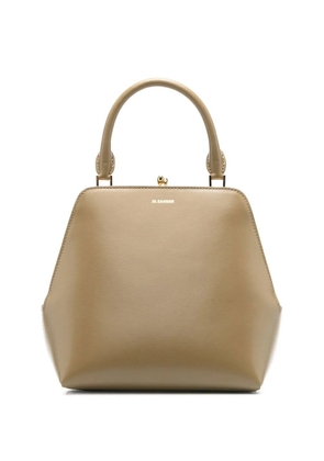 Jil Sander logo-stamp tote bag - Green