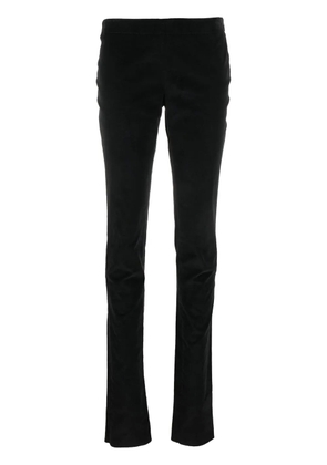 Gucci Pre-Owned 2000s skinny velvet trousers - Black