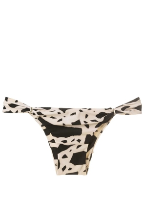 Lenny Niemeyer Elos abstract-print bikini bottoms - Black