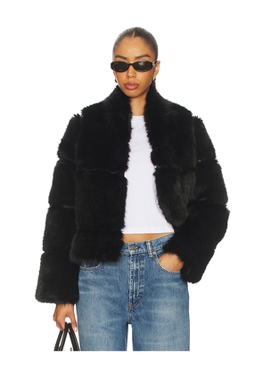 Apparis Sai Sable Coat in Black. Size L. Also in XXS, M, XL.