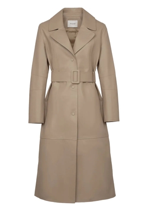 Yves Salomon leather trenchcoat - Neutrals