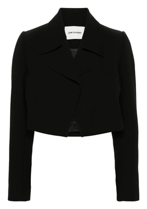 Low Classic cropped blazer - Black
