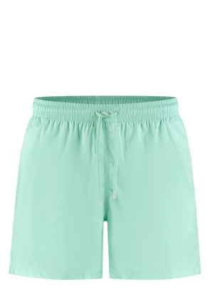 Fedeli logo-patch swim shorts - Green