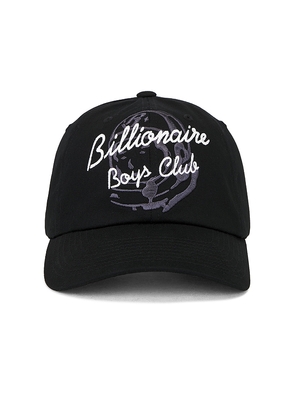 Billionaire Boys Club Helmut Script Dad Hat in Black.