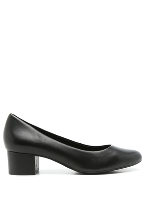 Sarah Chofakian Pomel 30mm almond-toe pumps - Black