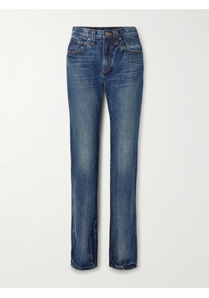 KHAITE - Farley High-rise Straight-leg Jeans - Blue - 24,25,26,27,28,29,30,31,32