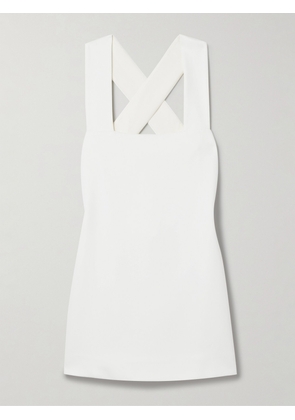 KHAITE - Mella Satin-crepe Mini Dress - White - US0,US2,US4,US6,US8