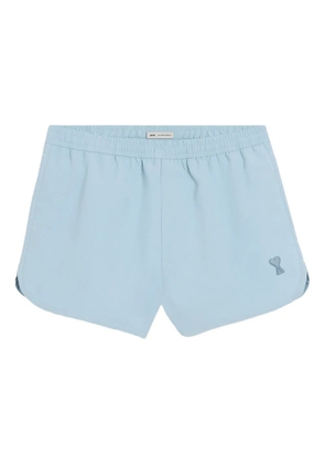 AMI Paris Plain swim shorts - Blue