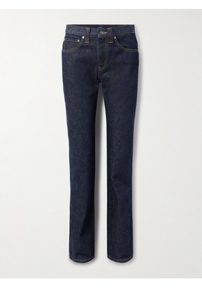 KHAITE - Farley High-rise Straight-leg Jeans - Blue - 24,25,26,27,28,29,30,31,32