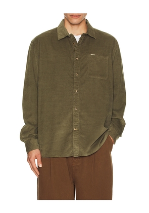 Barbour Bramside Relaxed Cord Shirt in Olive. Size L. Also in M, XL/1X.