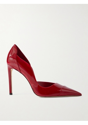 Jimmy Choo - Brigitte 100 Patent-leather Pumps - Red - IT35,IT36,IT36.5,IT37,IT37.5,IT38,IT38.5,IT39,IT39.5,IT40,IT40.5,IT41,IT41.5,IT42