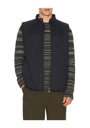 Barbour City Harrington Quilted Gilet Vest in Navy. Size L. Also in XL/1X.