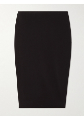 SAINT LAURENT - Grain De Poudre Skirt - Black - FR 34,FR 36,FR 38,FR 40,FR 42