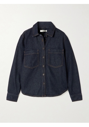 FRAME - The Polished Denim Shirt - Blue - x small,small,medium,large,x large