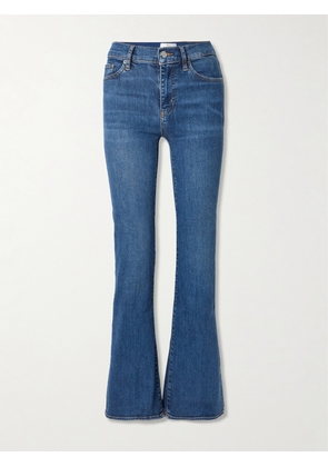 FRAME - The Icon Mid-rise Flared Jeans - Blue - 23,24,25,26,27,28,29,30,31,32,33