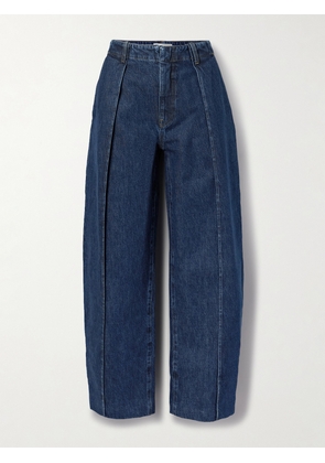 FRAME - The Bowed Trouser Mid-rise Barrel-leg Jeans - Blue - 23,24,25,26,27,28,29,30,31,32,33