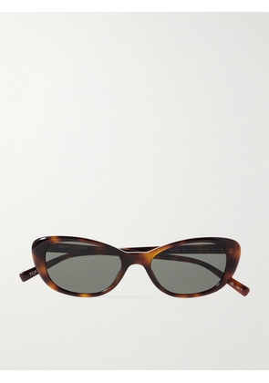 SAINT LAURENT EYEWEAR - Cat-eye Tortoiseshell Acetate Sunglasses - One size