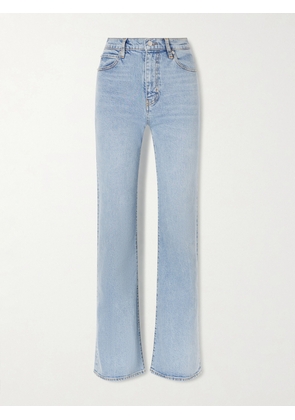 FRAME - The Arrow High-rise Flared Jeans - Blue - 23,24,25,26,27,28,29,30,31,32,33