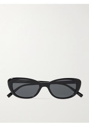 SAINT LAURENT EYEWEAR - Cat-eye Acetate Sunglasses - Black - One size