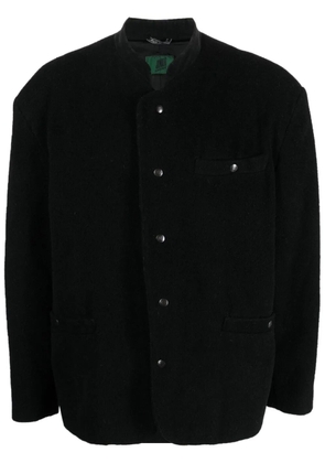 Jean Paul Gaultier Pre-Owned 1990s mock neck wool jacket - Black