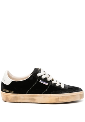 Golden Goose Soul-Star velvet sneakers - Black