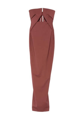 Rick Owens cut-out midi dress - Pink