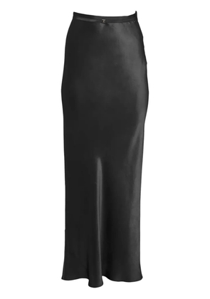 Fleur Du Mal silk bias skirt - Black