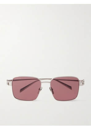 GUCCI EYEWEAR - Square-frame Silver-tone Sunglasses - One size