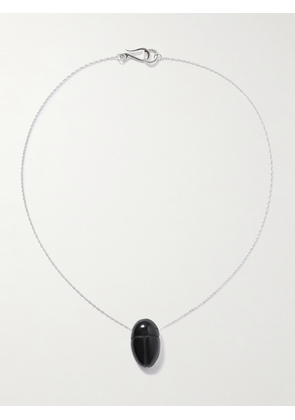 Sophie Buhai - Scarab Silver Onyx Necklace - Black - One size