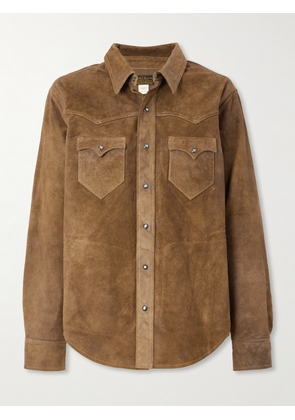 RRL - Willet Suede Jacket - Brown - small,medium,large,x large