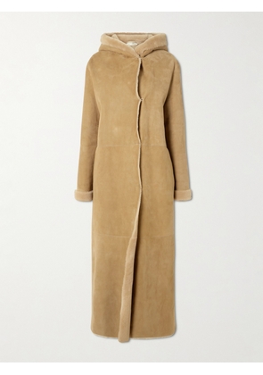The Row - Anaya Hooded Shearling Coat - Neutrals - US0,US2,US4