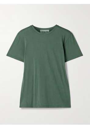 TWP - His Supima Cotton-jersey T-shirt - Green - xx small,x small,small,medium,large,x large