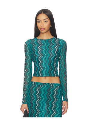 eywasouls malibu Sunny Top in Teal. Size L. Also in M, S, XL, XS.