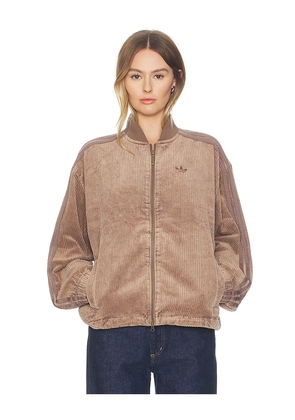 adidas Originals Superstar Jacket in Brown. Size L. Also in M, S, XL/1X, XS.