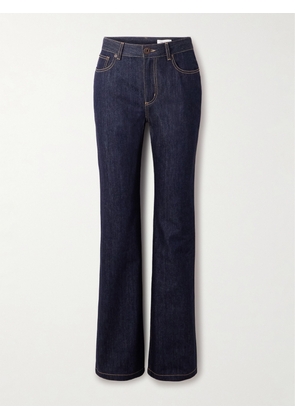 MCQUEEN - High-rise Straight-leg Jeans - Blue - 27,28,29,30,31