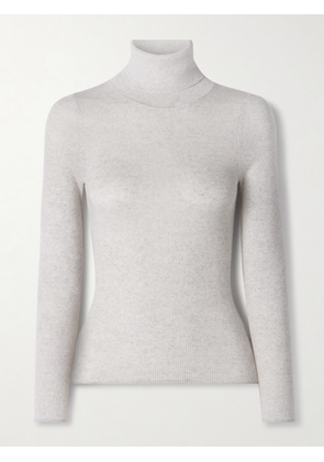 TWP - Ribbed Merino Wool Turtleneck Sweater - Gray - x small,small,medium,large,x large